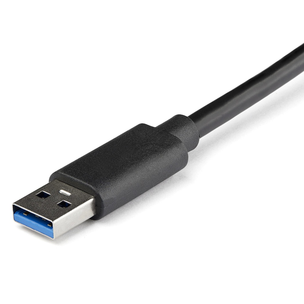 StarTech.com USB 3.0 to Dual Port Gigabit Ethernet Adapter w/ USB Port, 10/100/1000 Mbps, USB Gigabit LAN Network NIC Adapter - Image 3