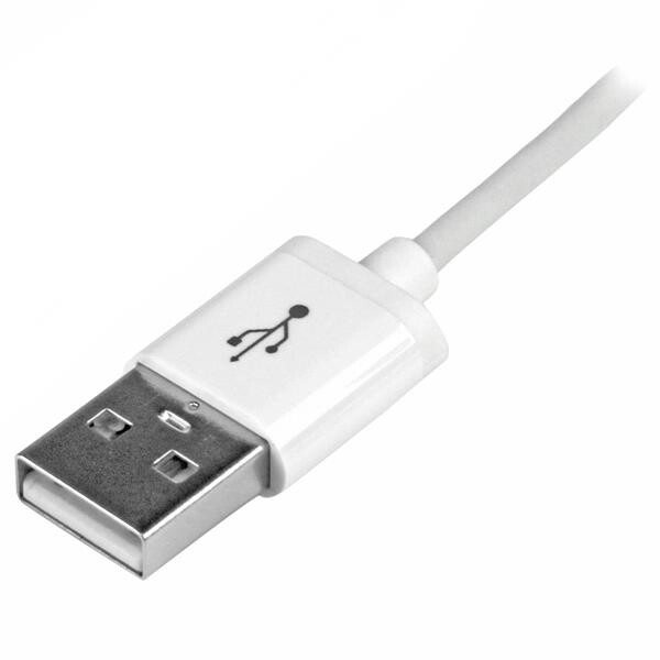 StarTech.com 1 m (3 ft.) USB to Lightning Cable - iPhone / iPad / iPod Charger Cable - High Speed Charging Lightning to USB Cab - Image 2