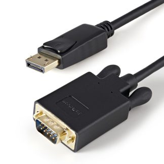 StarTech.com 3ft (1m) DisplayPort to VGA Cable - Active DisplayPort to VGA Adapter Cable - 1080p Video - DP to VGA Monitor Cable