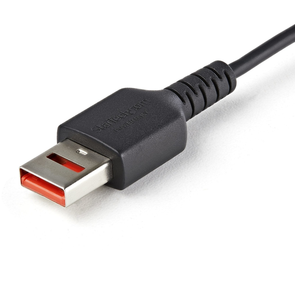 StarTech.com 3ft (1m) Secure Charging Cable – USB-A to USB-C Data Blocker Charge-Only Cable – No-Data Power-Only Charger Ca - Image 2