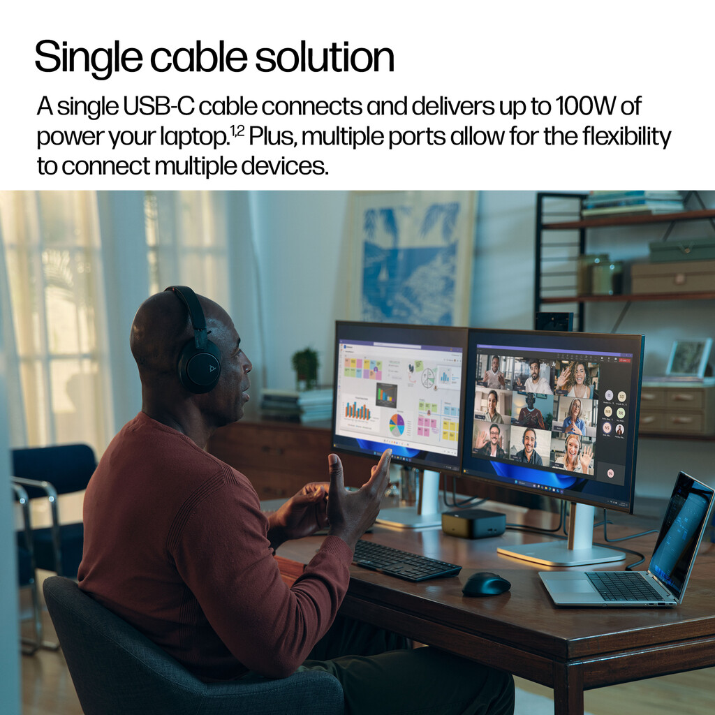 HP USB-C 100W G6 Dock - Image 9