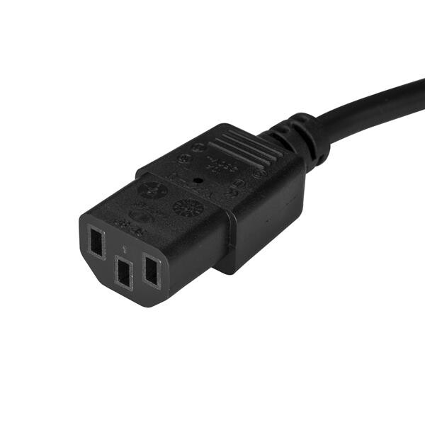 StarTech.com 3m (10ft) Computer Power Cord, AS/NZS 3112 to C13, 10A 250V, 18AWG, Black Replacement AC Power Cord, Printer Power - Image 2