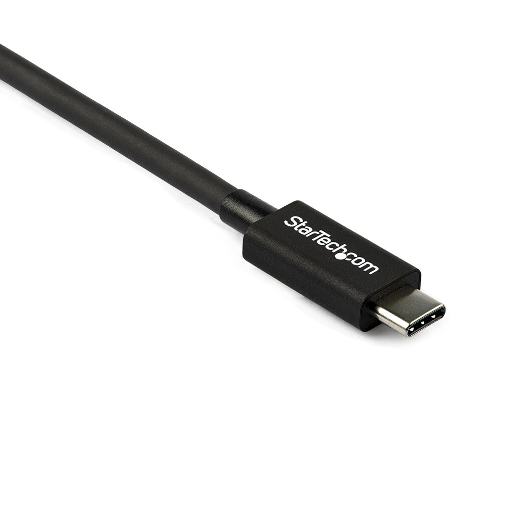 StarTech.com 2.6ft (80cm) Thunderbolt 3 Cable, 40Gbps, 100W PD, 4K/5K, Thunderbolt Certified, Compatible with Thunderbolt 4/USB - Image 2