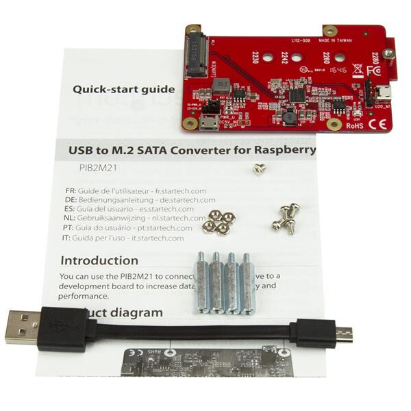 StarTech.com USB to M.2 SATA Converter for Raspberry Pi and Development Boards - TAA - Image 7
