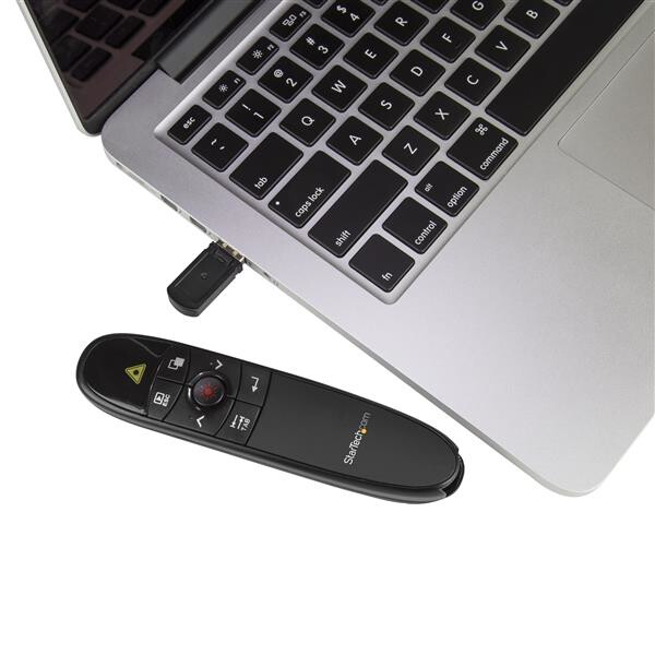 StarTech.com Wireless Presentation Remote with Red Laser Pointer - 90 ft. (27 m) - TAA - Image 5