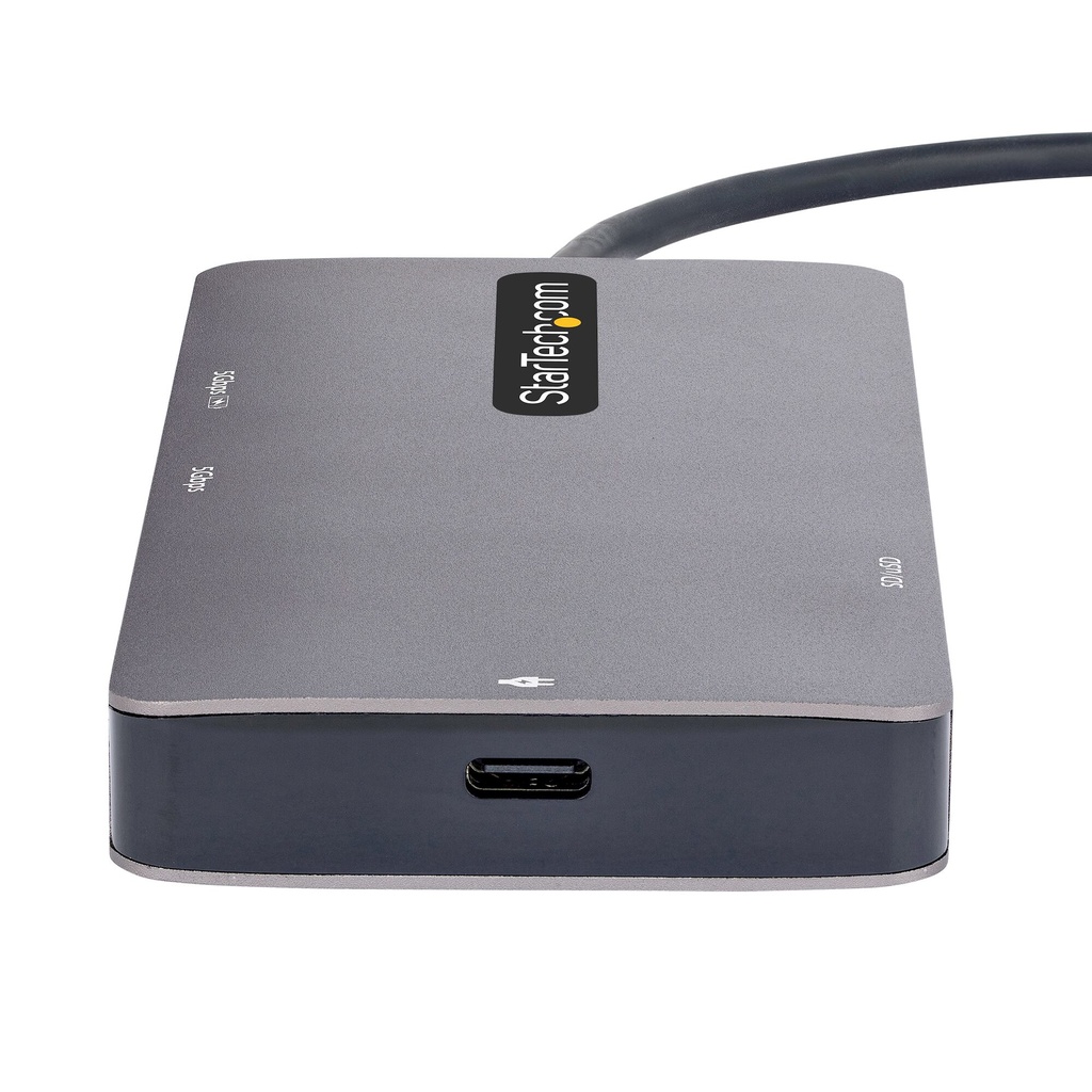 StarTech.com USB C Multiport Adapter, Dual HDMI Video, 4K 60Hz, 2Pt 5Gbps USB-A Hub, 100W Power Delivery Pass-Through/GbE/SD/Mi - Image 5