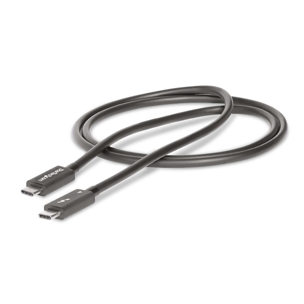 StarTech.com 3.3ft (1m) Thunderbolt 4 Cable - 40Gbps - 100W PD - 4K/8K Video - Intel-Certified Thunderbolt Cable - Compatible w - Image 10