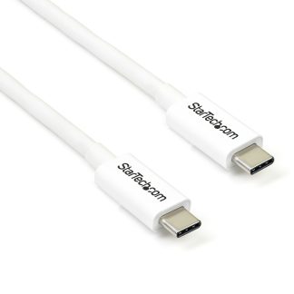 StarTech.com 6.6ft (2m) Thunderbolt 3 Cable, 20Gbps, 100W PD, 4K, Thunderbolt Certified, Compatible with Thunderbolt 4/USB 3.2/