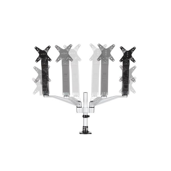 StarTech.com Desk-Mount Dual Monitor Arm - Full Motion Articulating - Premium - For up to 30" (19.8lb/9kg) Displays - TAA - Image 5