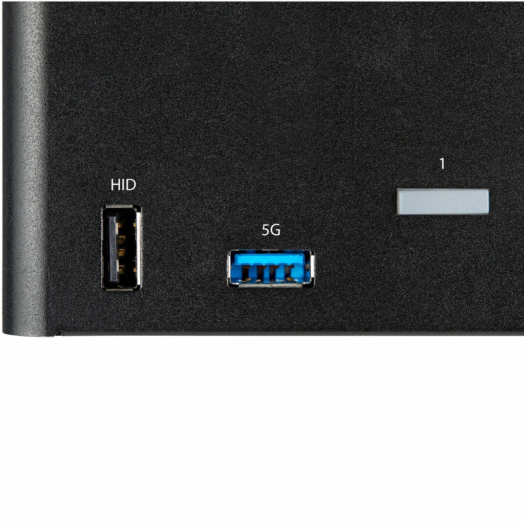 StarTech.com 2 Port Triple Monitor DisplayPort KVM Switch - 4K 60Hz UHD HDR - Desktop DP 1.2 KVM with 2 Port USB 3.0 Hub (5Gbps - Image 6