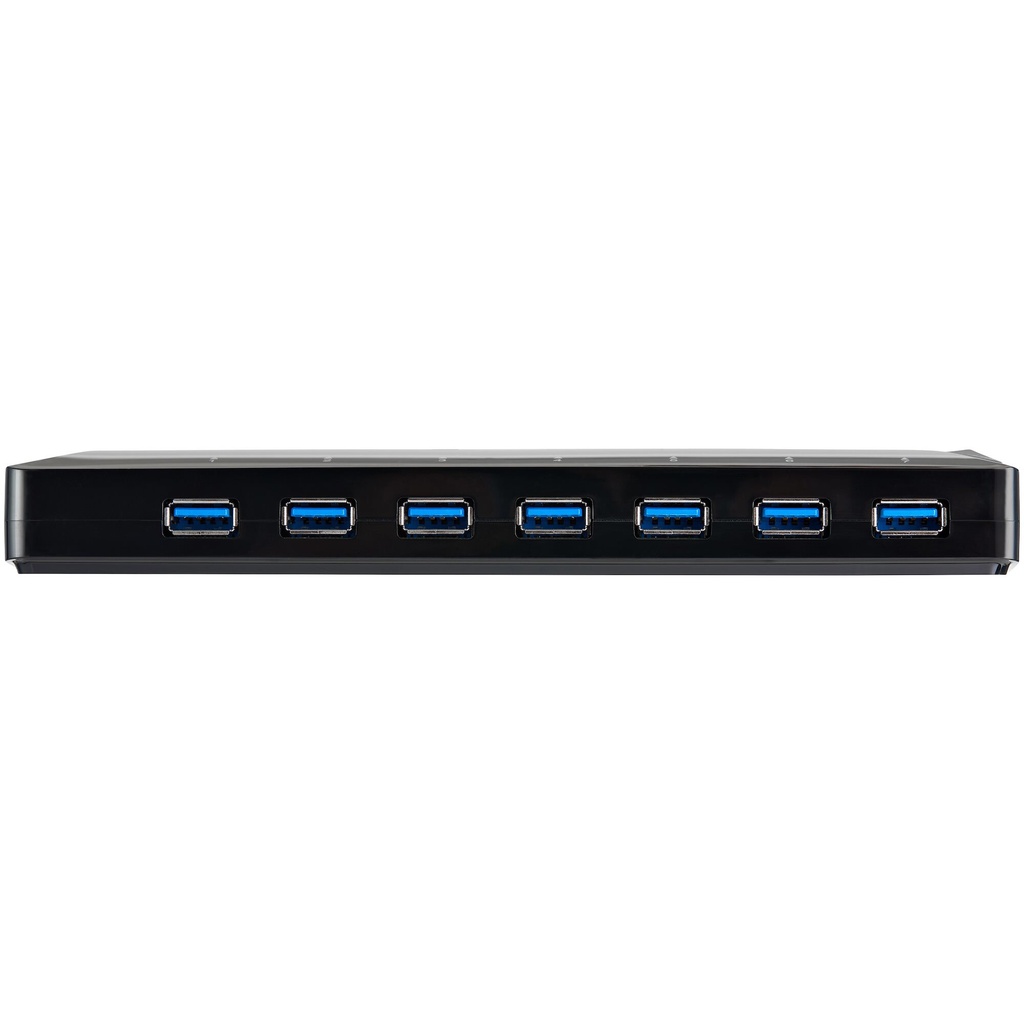 StarTech.com 7-Port USB 3.0 Hub (5Gbps) plus Dedicated Charging Ports - 2 x 2.4A Ports - Image 3