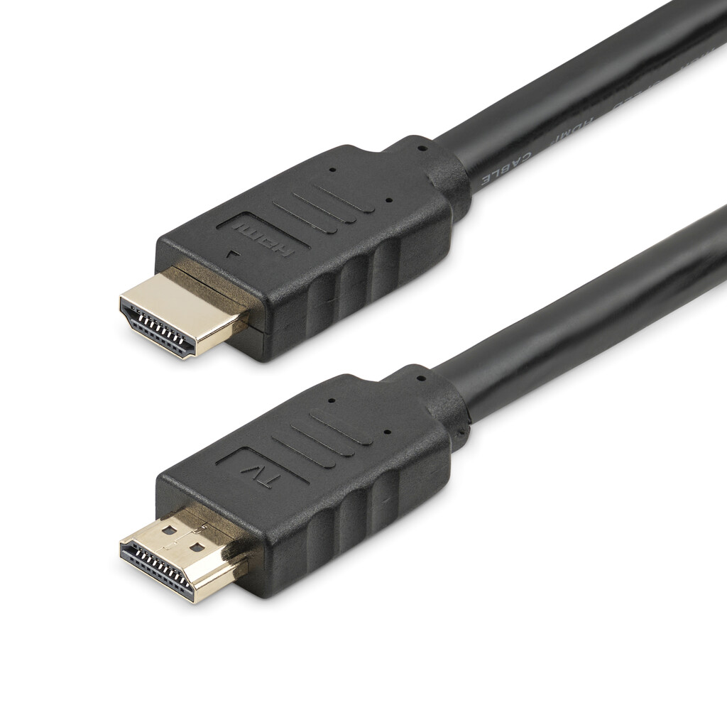 StarTech.com 50ft (15m) HDMI 2.0 Cable - 4K 60Hz Active HDMI Cable - CL2 Rated for In Wall Installation - Long Durable High Spee