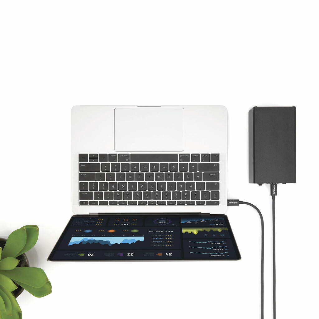 StarTech.com 2m (6.6ft) Thunderbolt 3 Cable, 20Gbps, 100W PD, 4K, Thunderbolt Certified, Compatible with Thunderbolt 4/USB 3.2/ - Image 4