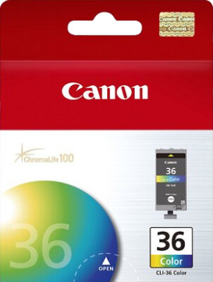 Canon CLI-36C ink cartridge Original Blue, Green, Yellow - Image 2