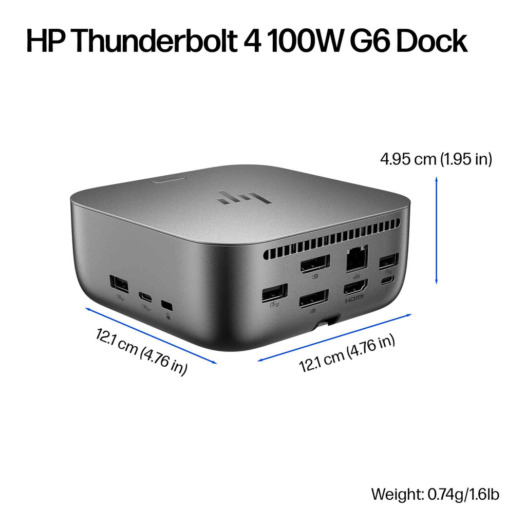HP Thunderbolt 4 100W G6 Dock - Image 10