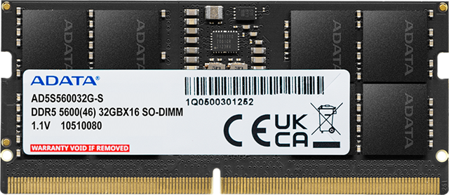 ADATA Premier memory module 16 GB 1 x 16 GB DDR5 262-pin SO-DIMM ECC
