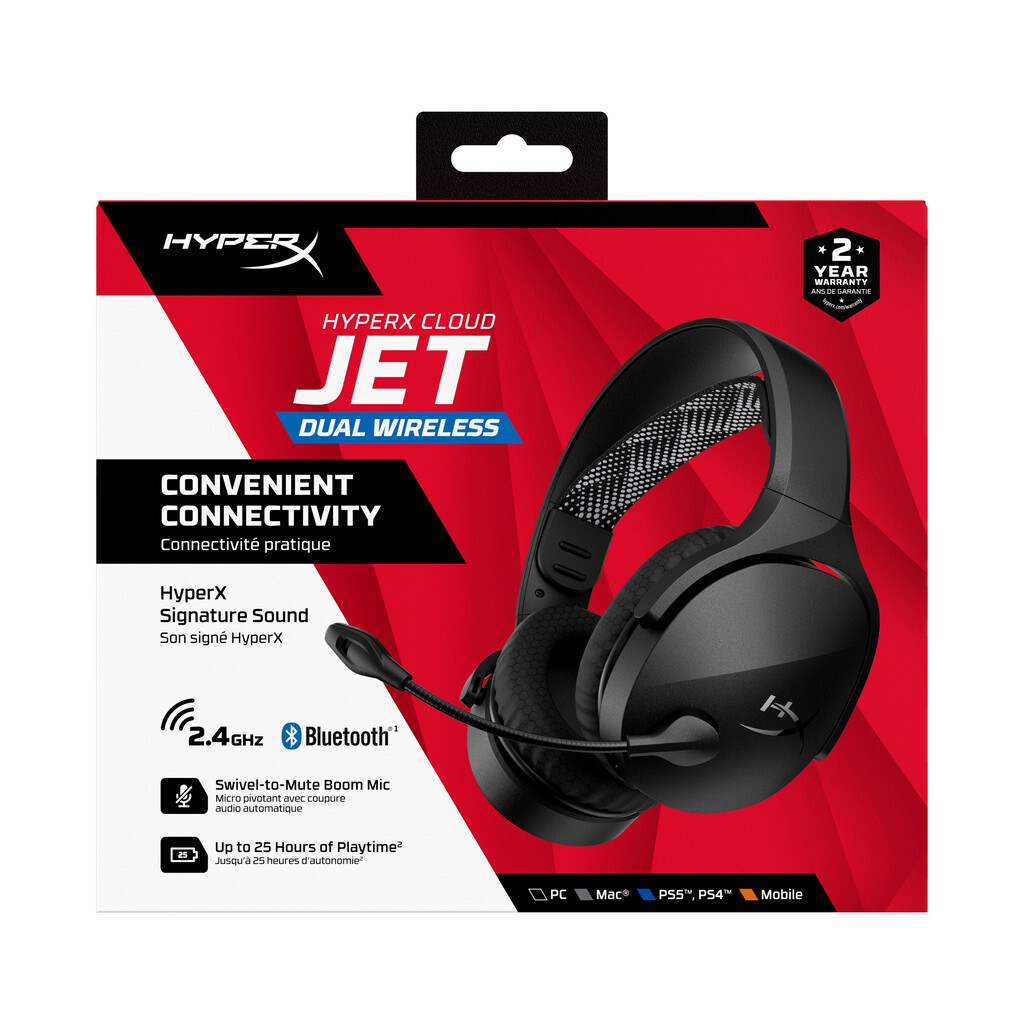 HyperX Cloud Jet - Wireless Gaming Headset (Black) - Image 9