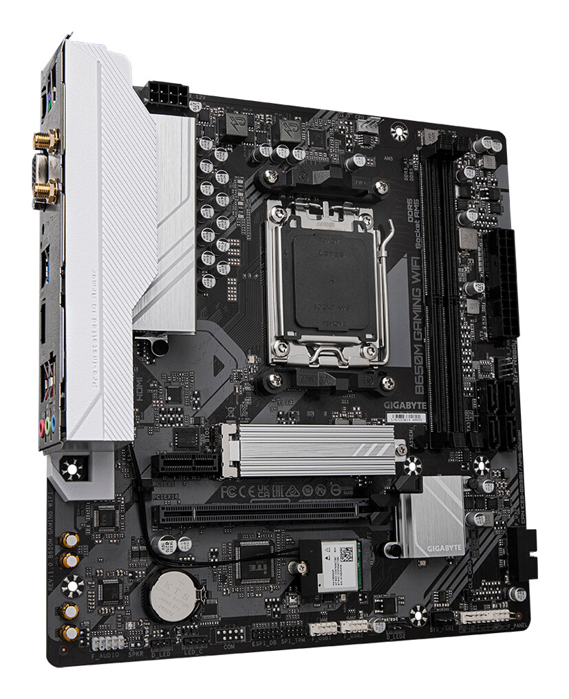 GIGABYTE B650M GAMING WIFI motherboard AMD B650 Socket AM5 micro ATX