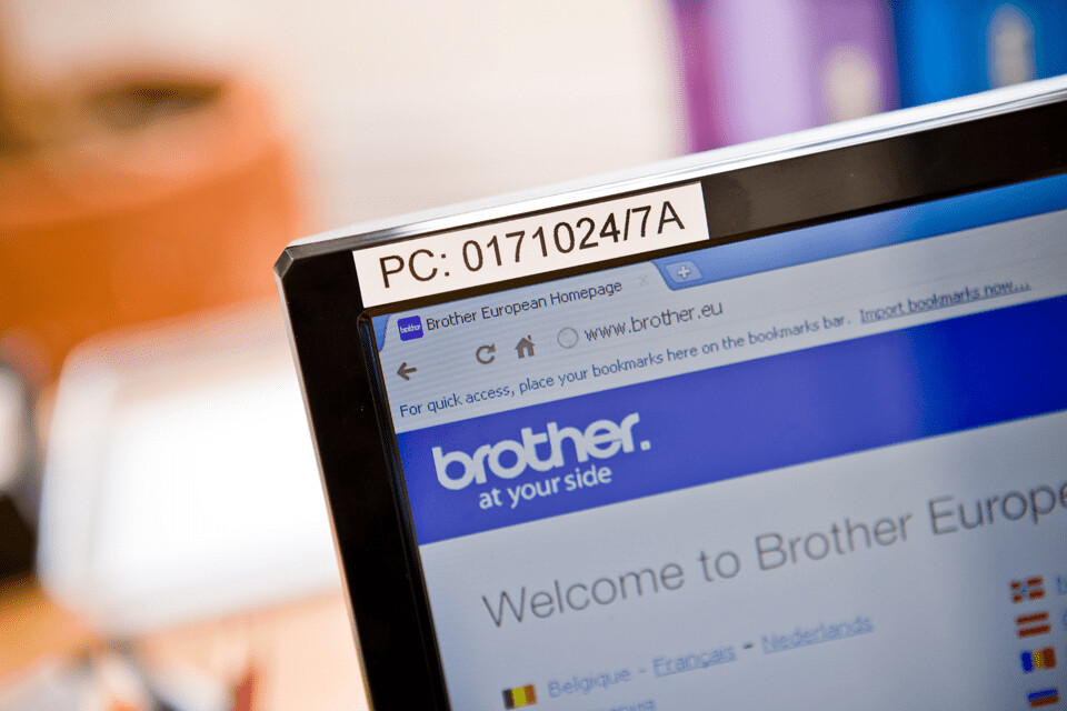 Brother TZE-231 label-making tape Black on white - Image 3