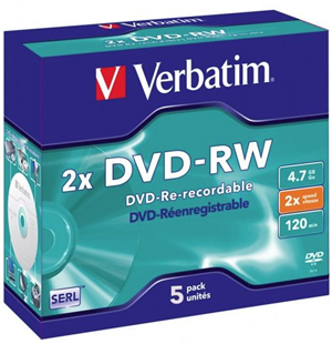 Verbatim DVD-RW 4.7 GB 5 pc(s)