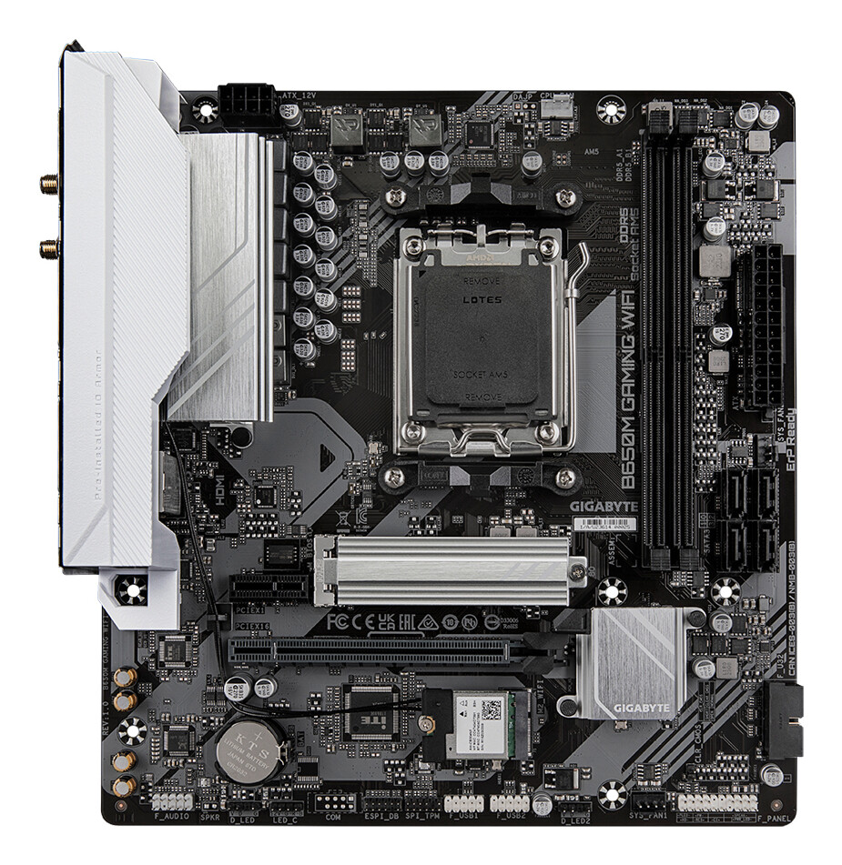 GIGABYTE B650M GAMING WIFI motherboard AMD B650 Socket AM5 micro ATX - Image 2