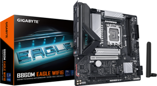 GIGABYTE B860M EAGLE WIFI6 motherboard Intel B860 LGA 1851 (Socket V1) micro ATX