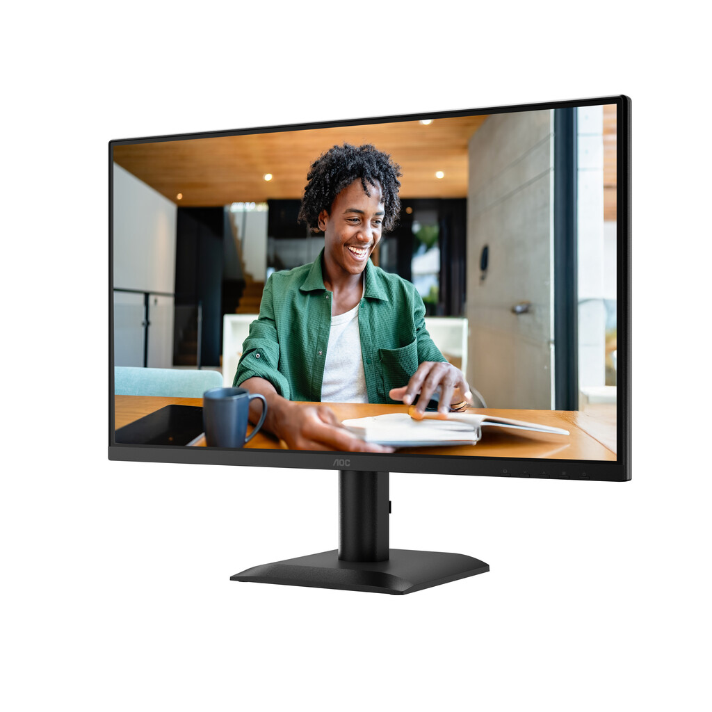 AOC 24E40L computer monitor 60.5 cm (23.8") 1920 x 1080 pixels HD LCD Black - Image 2