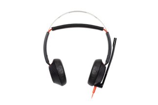 HP Poly Blackwire 5220 Stereo USB-C Headset +3.5mm Plug +USB-C/A Adapter