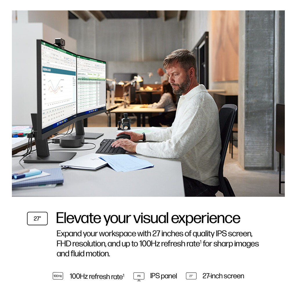 HP Series 3 Pro 27 inch FHD Monitor - 327ph - Image 4