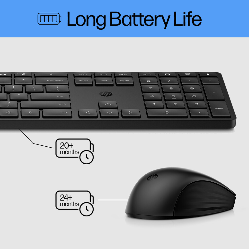 HP 650 Wireless Keyboard and Mouse Combo - Image 7