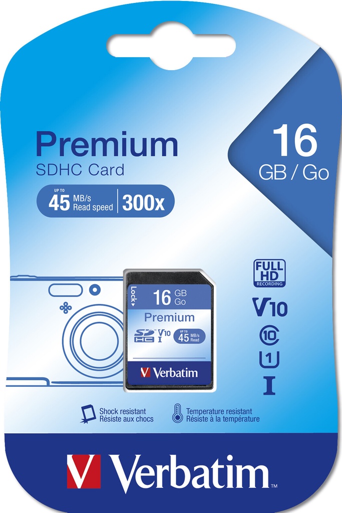 Verbatim Premium 16 GB SDHC Class 10 - Image 2