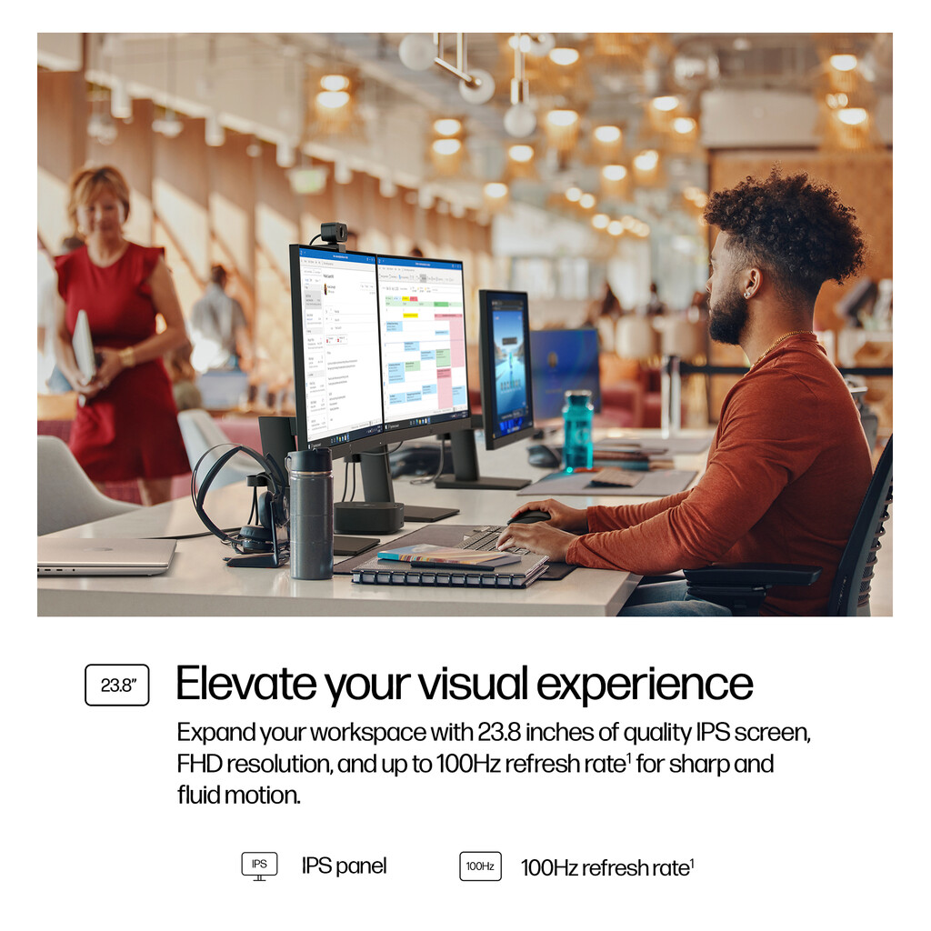 HP Series 3 Pro 23.8 inch FHD Monitor - 324ph - Image 6