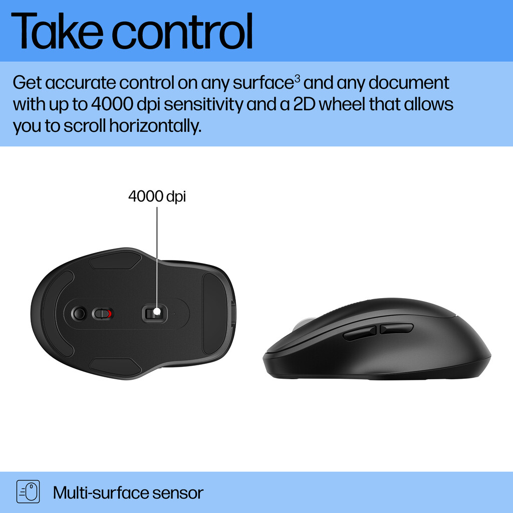 HP 510 Ultra-Fast Rechargeable Wireless Mouse - Image 3