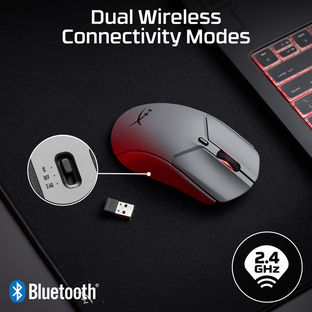 HyperX Pulsefire Haste 2 Pro - 4K Wireless Gaming Mouse - Image 9