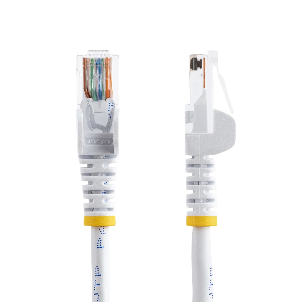 StarTech.com Cat5e Patch Cable with Snagless RJ45 Connectors - 3m, White - Image 2