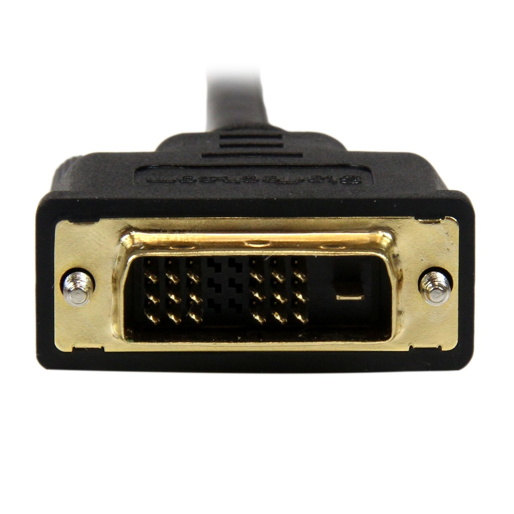 StarTech.com 2m (6.6 ft) Mini HDMI to DVI Cable - DVI-D to HDMI Cable (1920x1200p) - 19 Pin HDMI Mini Male to DVI-D Male - Digi - Image 3