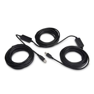 StarTech.com 50ft (15m) Active USB 2.0 A to B Cable, Long USB Printer Cable, 1x USB-A (M), 1x USB-B (M) - Black