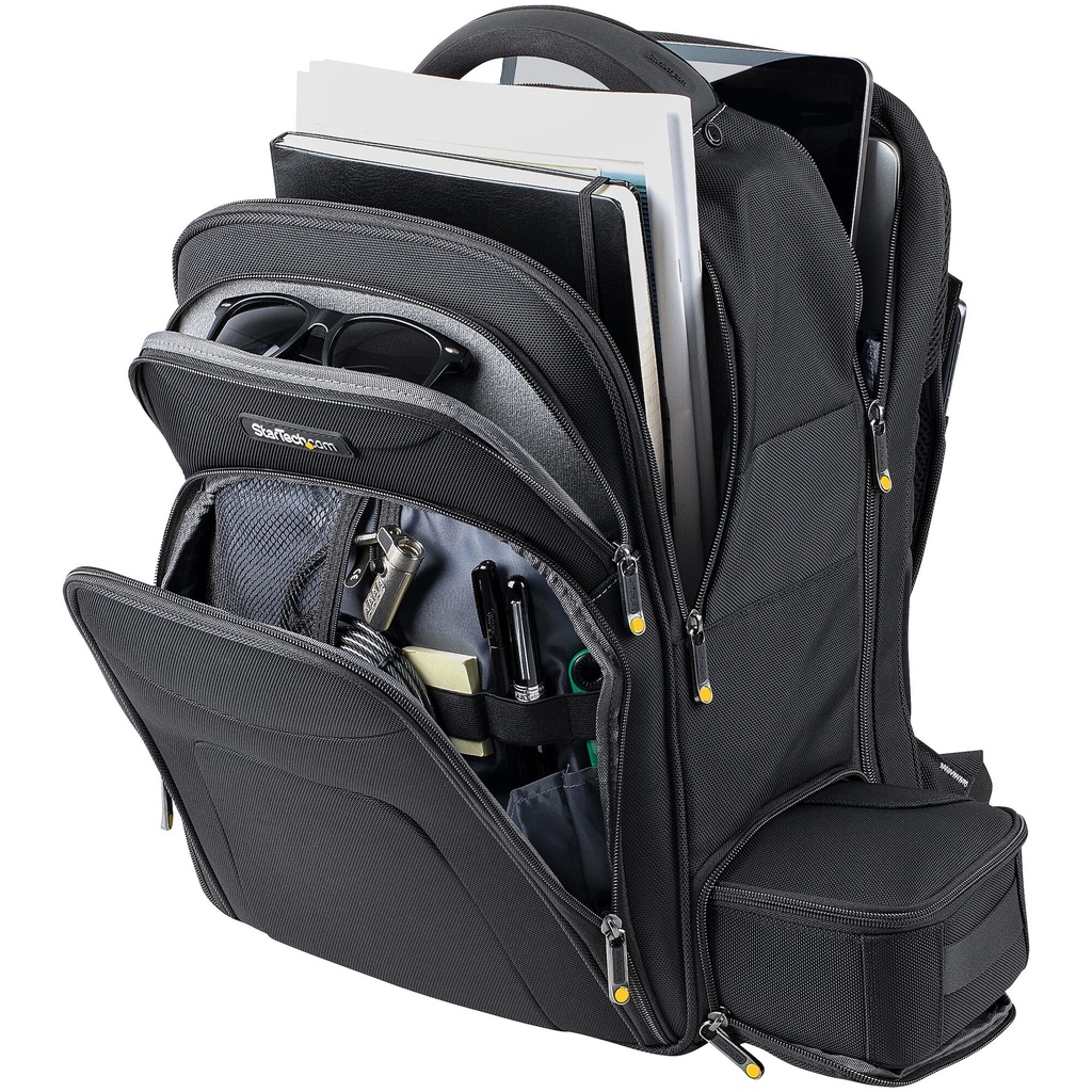 StarTech.com 15.6" Laptop Backpack with Removable Accessory Organizer Case - Professional IT Tech Backpack for Work/Travel/Comm - Image 12