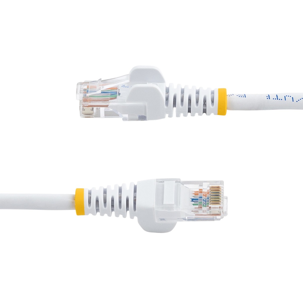 StarTech.com Cat5e Patch Cable with Snagless RJ45 Connectors - 3m, White - Image 3