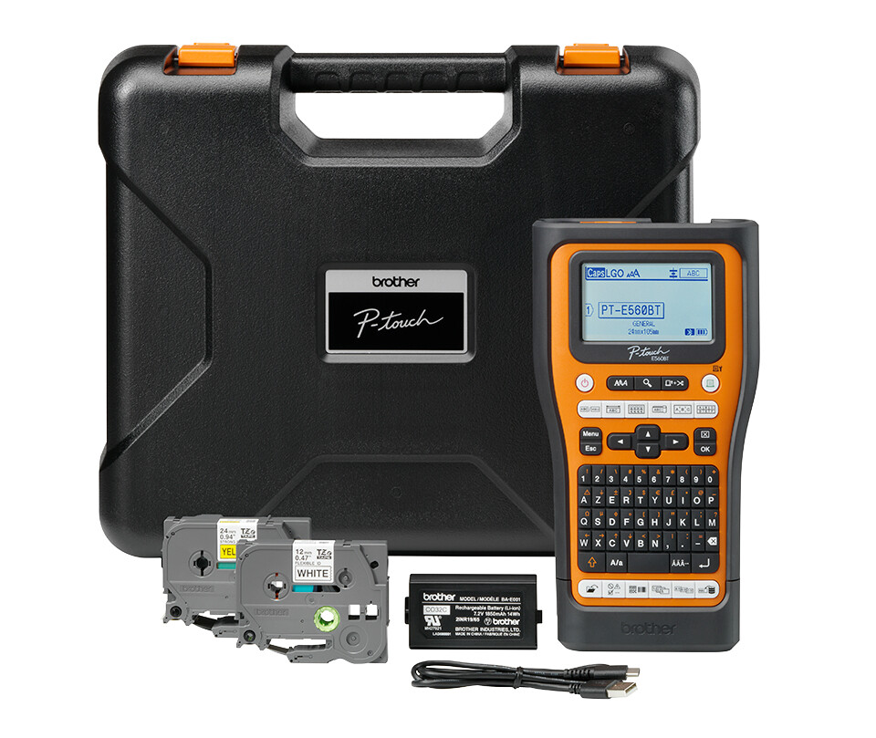 Brother PT-E560BTVP label printer Thermal transfer 180 x 180 DPI 20 mm/sec Wired & Wireless HSE/TZe Bluetooth QWERTY - Image 15