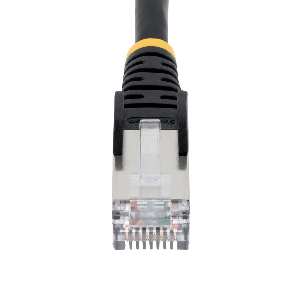 StarTech.com 3m CAT6a Ethernet Cable - Black - Low Smoke Zero Halogen (LSZH) - 10GbE 500MHz 100W PoE++ Snagless RJ-45 w/Strain - Image 3