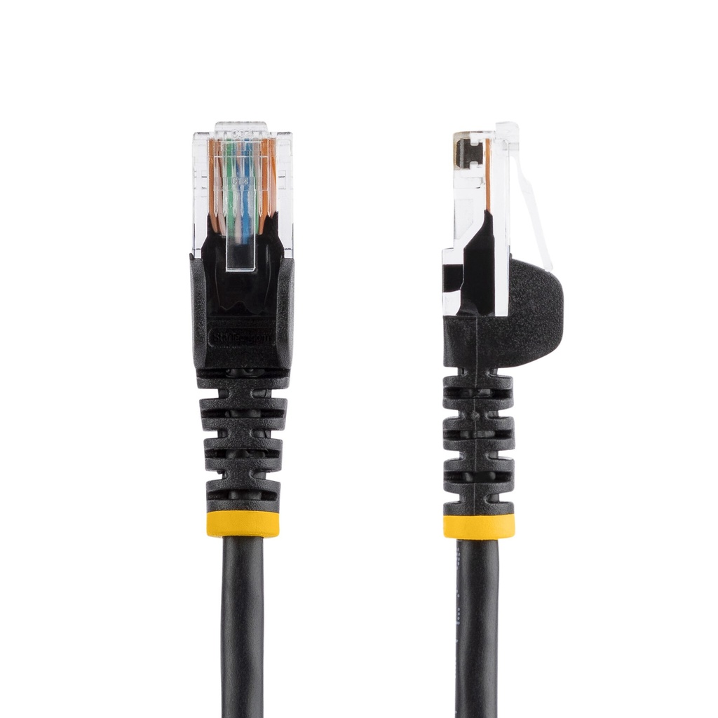 StarTech.com Cat5e Ethernet Patch Cable with Snagless RJ45 Connectors - 7 m, Black - Image 3