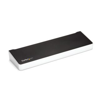 StarTech.com 4K USB-C Dock, Triple UHD 4K Monitor Docking Station, Mac & Windows, USB C to HDMI & DisplayPort, 100W Power Deliv