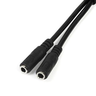 StarTech.com Headset adapter for headsets with separate headphone / microphone plugs - 3.5mm 4 position to 3 position and 2 pos