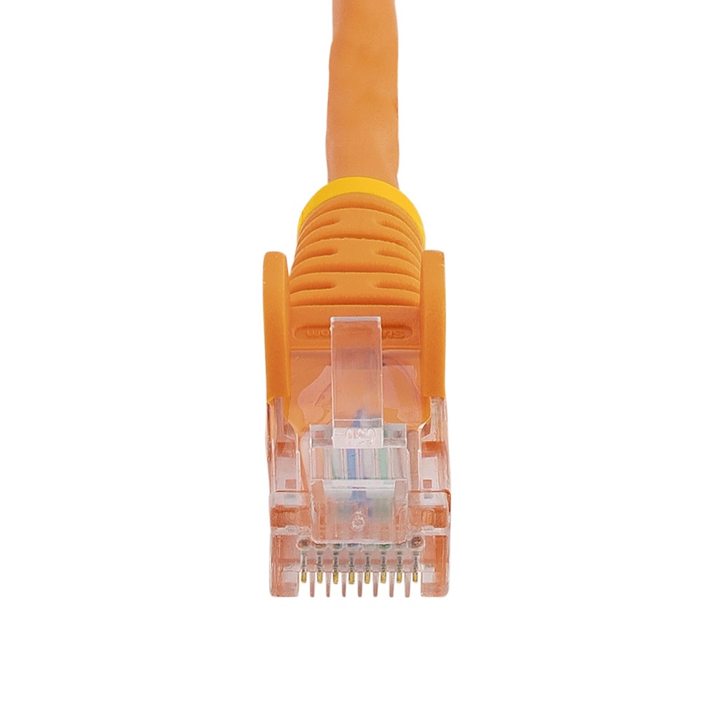 StarTech.com Cat5e Patch Cable with Snagless RJ45 Connectors - 1m, Orange - Image 3