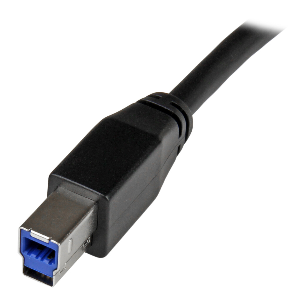 StarTech.com Active USB 3.0 (5Gbps) USB-A to USB-B Cable - M/M - 10m (30ft) - TAA - Image 2