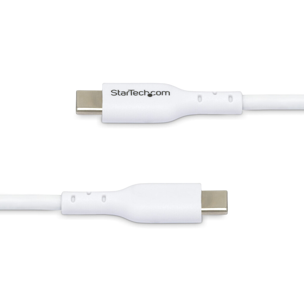 StarTech.com 3ft (1m) USB-C Charging Cable, Charge & Sync, 60W (3A) PD, USB 2.0 Laptop Charger Cable - White USB C Charging Cor - Image 7