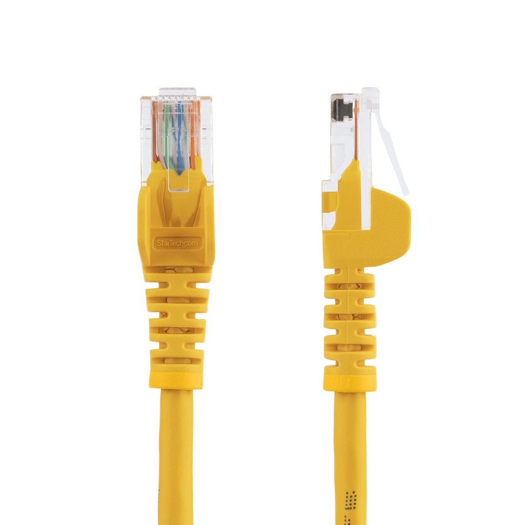 StarTech.com Cat5e Patch Cable with Snagless RJ45 Connectors - 1m, Yellow - Image 2