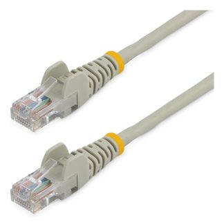 StarTech.com Cat5e Patch Cable with Snagless RJ45 Connectors - 3m, Gray