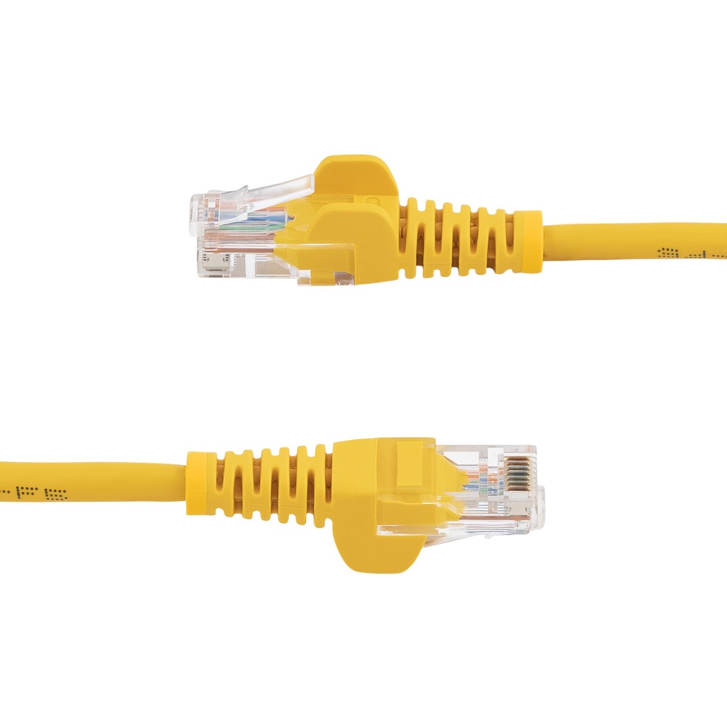 StarTech.com Cat5e Patch Cable with Snagless RJ45 Connectors - 1m, Yellow - Image 3